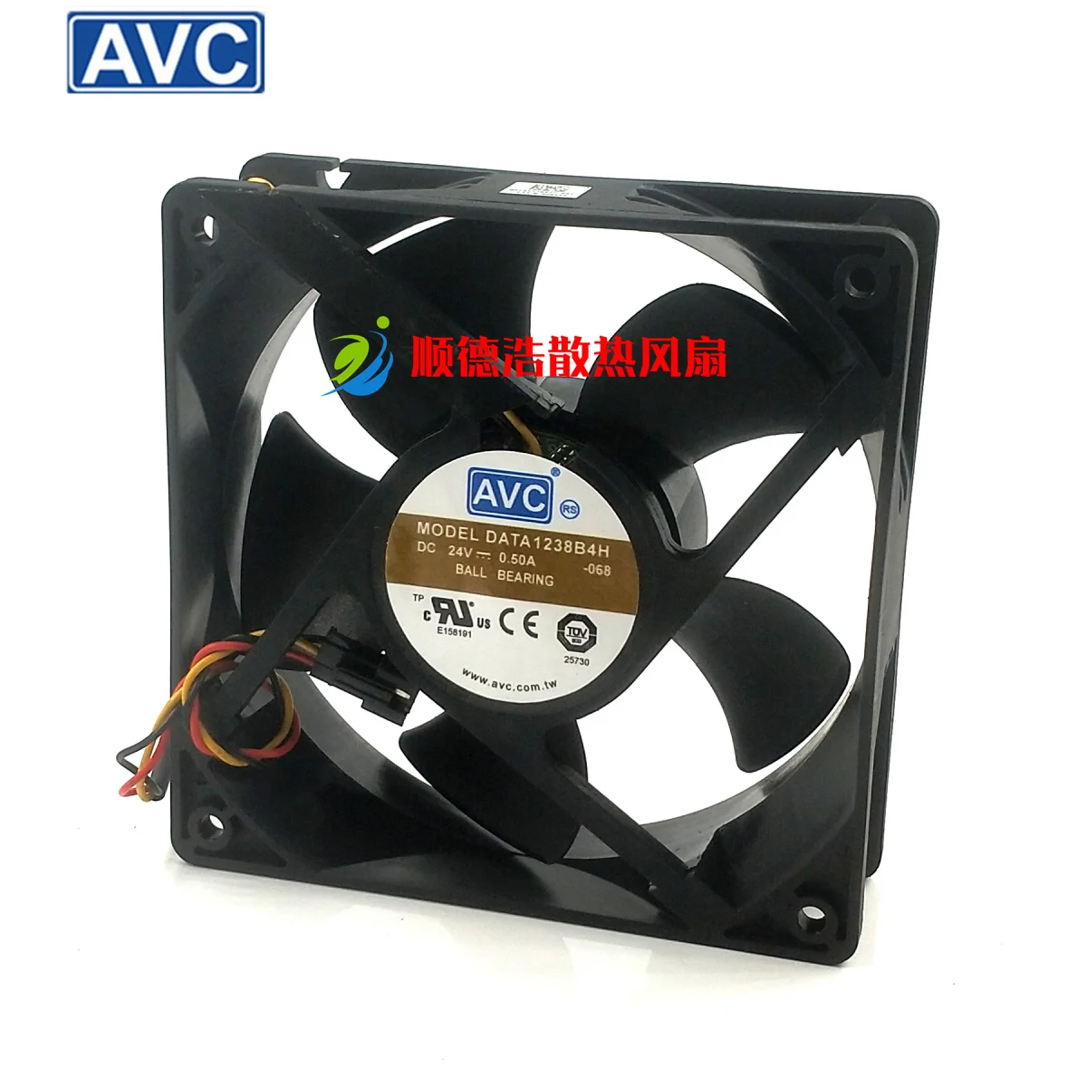 

Ltsf For AVC DATA1238B4H DC 24V 0.50A 120x120x38mm 3-Wire Server Cooling Fan 12cm