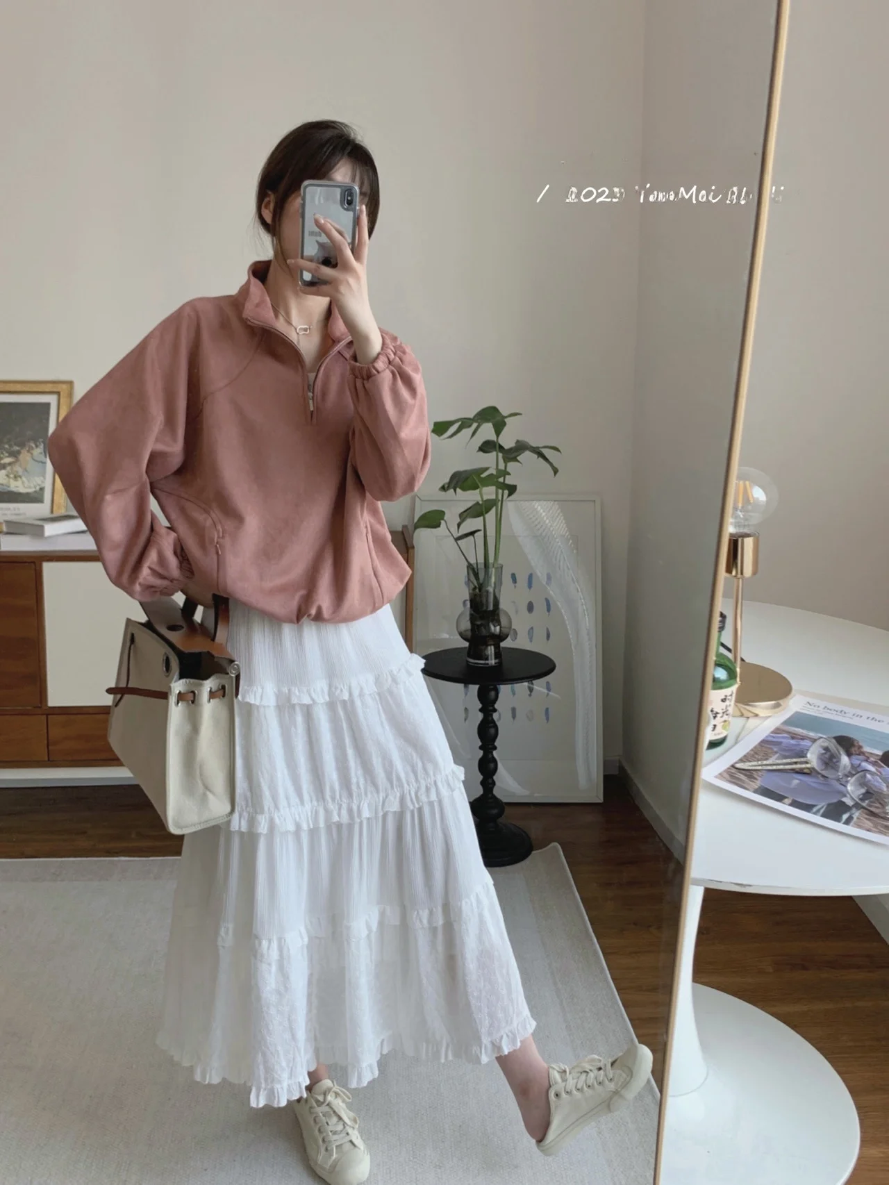 

Женская замшевая толстовка свободного кроя с рукавами «летучая мышь», весна-осень, новый дизайн, повседневный стиль, воротник-стойка, корейский стиль