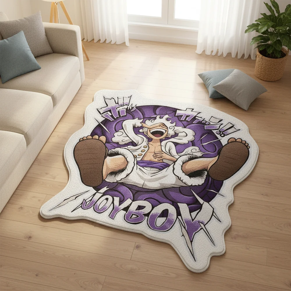 

Коврик One Piece Luffy Joyboy в стиле аниме, модный декор для комнаты, ультрамягкий плюшевый ковер, нескользящий напольный коврик, подарок для геймеров и любителей аниме
