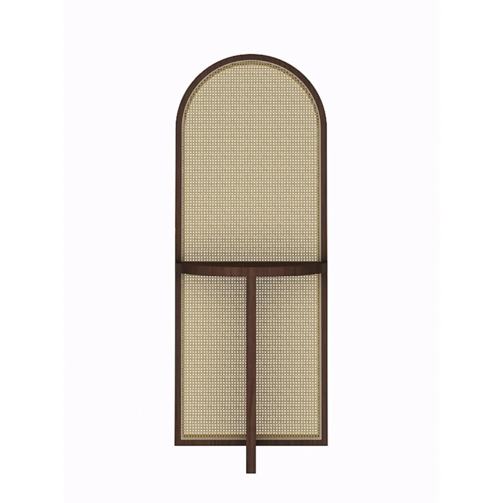 Solid wood rattan, blocking flower rack rack, modern style simple