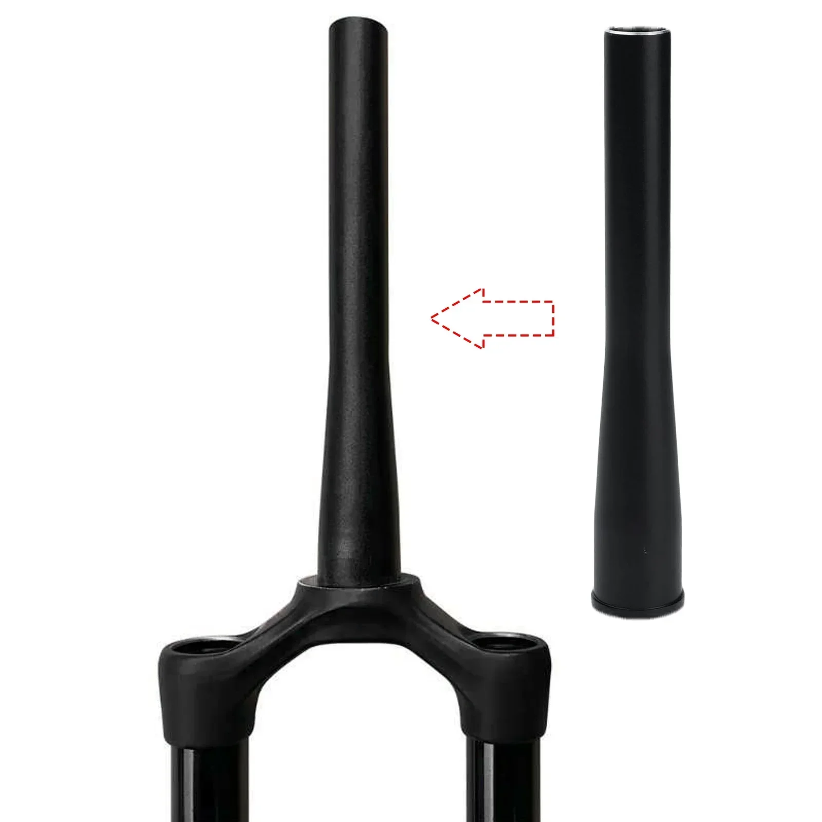 

For Rockshox Front Fork Head Tube Accessories Aluminum Alloy Bicycle Mountain bike Tapered Tube Useful Convenient
