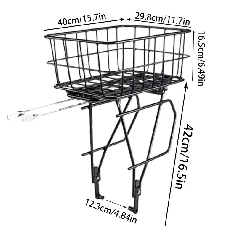 Bagażnik rowerowy Aluminiowy, regulowany tylny bagażnik Lekki, szybkozłączny bagażnik tylny Odblaskowy bagażnik rowerowy o dużej pojemności