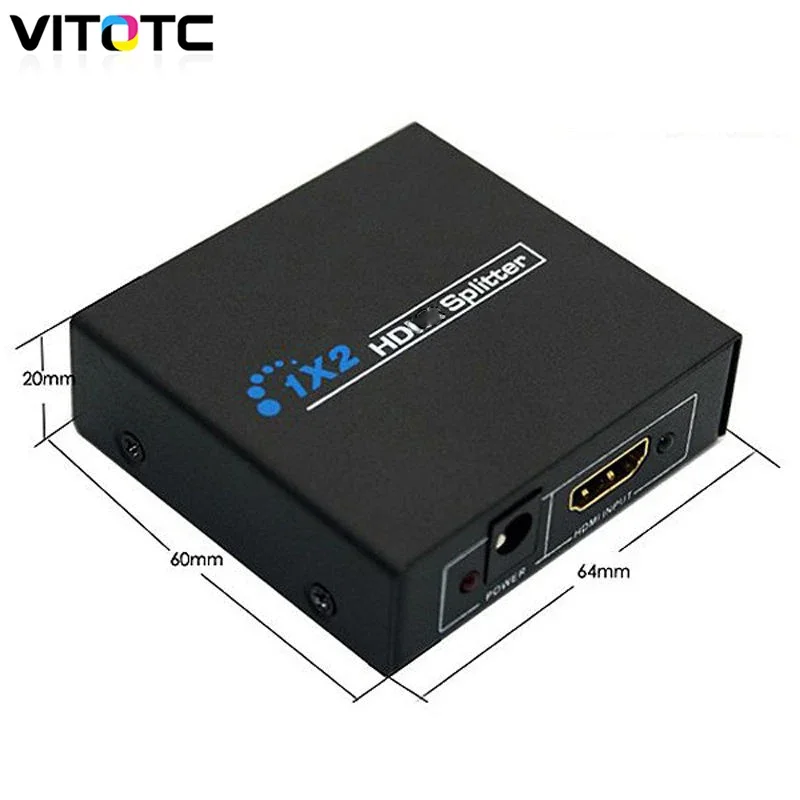 Rozdzielacz HDMI 1 wejście 2 wyjścia 1080p, wzmacniacz sygnału, NOWY, kompatybilny z 1.3B 1.4, odtwarzacz DVD