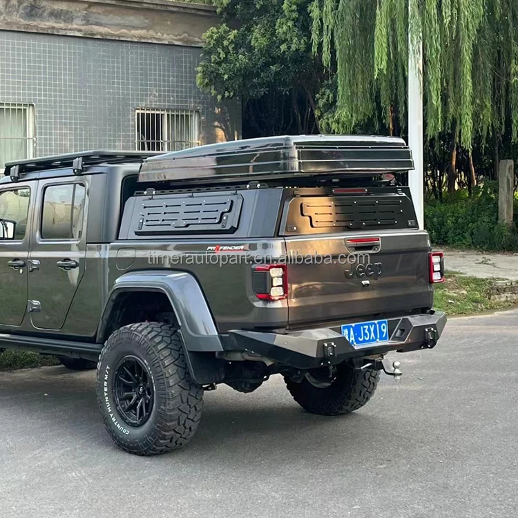 

Водонепроницаемый чехол для грузовика с жестким верхом и окнами для Jeep Gladiator, чехол с жестким верхом и замком для кровати