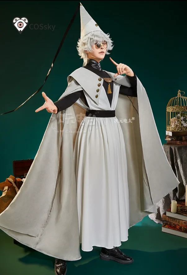 Qifrey Cosplay Anime Witch Hat Atelier Costume Qifrey Halloween Carnival Party Man Cute Wig Cloak full set High quality dress view 5
