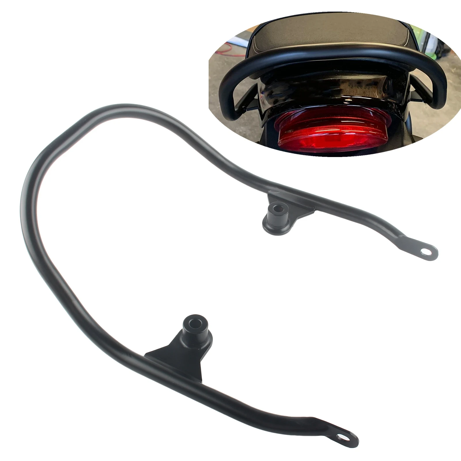For KAWASAKI Z650RS 2022-2023 Motorcycle Passenger Rear Armrest Hand Rail Rack