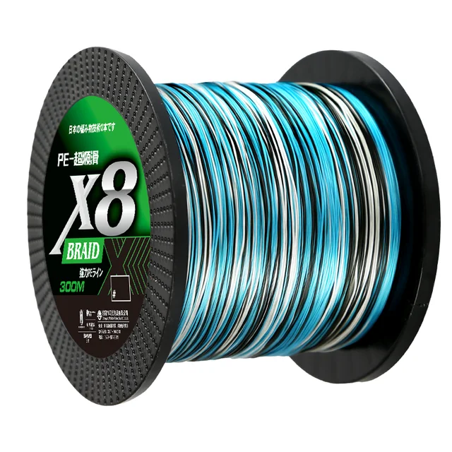 8 strengen gevlochten vislijn 300m 500m 1000m Japan Super Strong PE multifilament lijn Karpersaccessoires zoutwater pesca