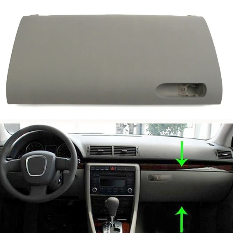 Glove Box Lid With Buckle Dash Glove Box Storage Door Lid Latch For  A4 B6 B7 2001-2008 Car Replacement Parts 8E1857124 