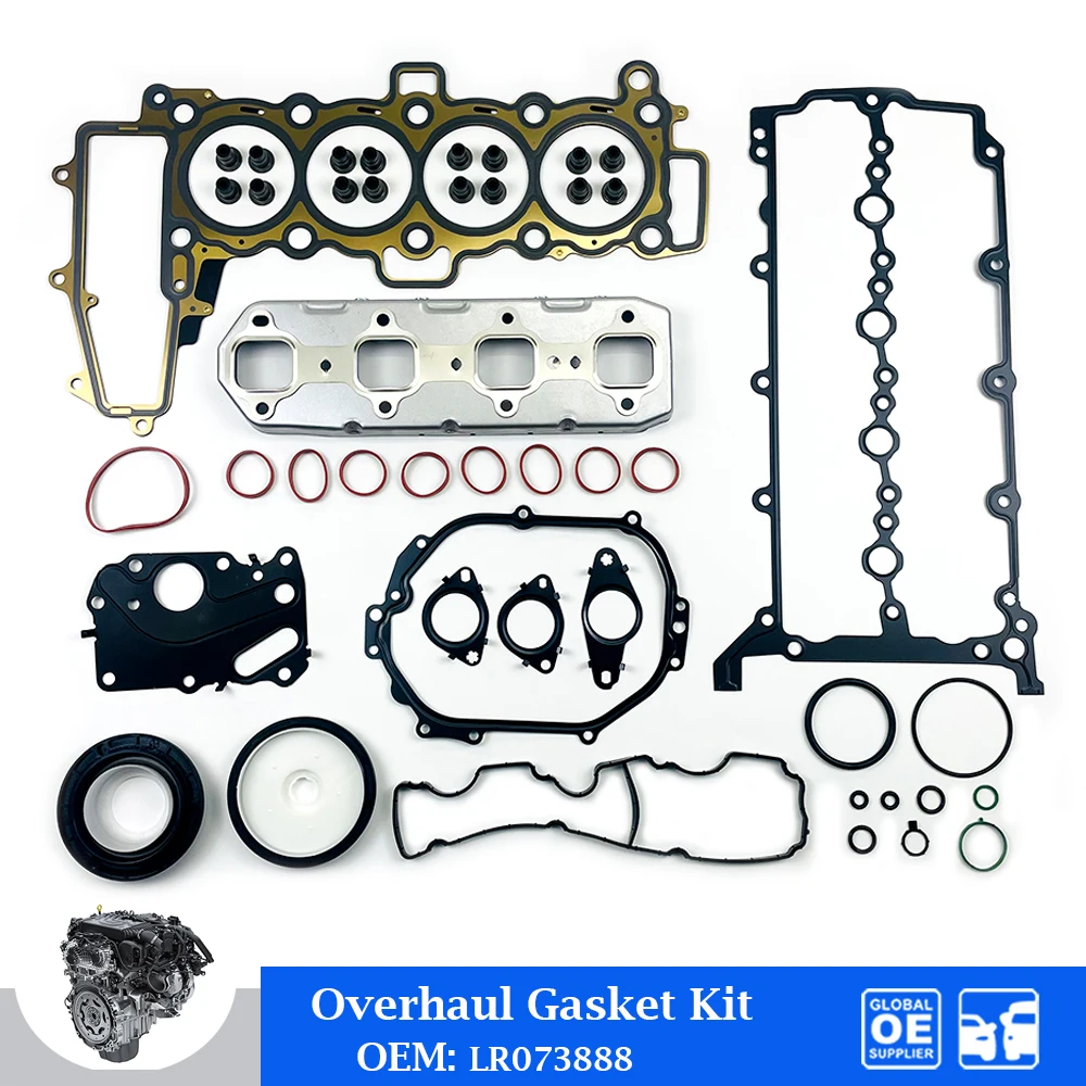 

Engine Overhaul Gasket Kit For Land Rover Discovery Sport 2.0T L4 Diesel AJ200 Cylinder Head Gasket Set Car Accessories LR073888