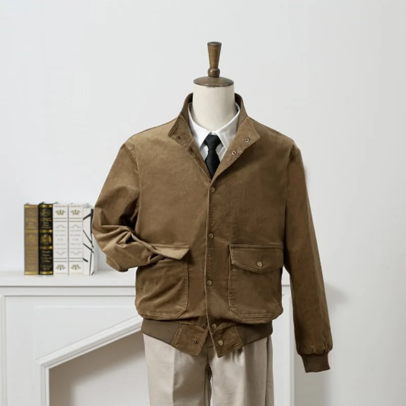 Men's Type A-1 Corduroy Jacket Military Style Outwear