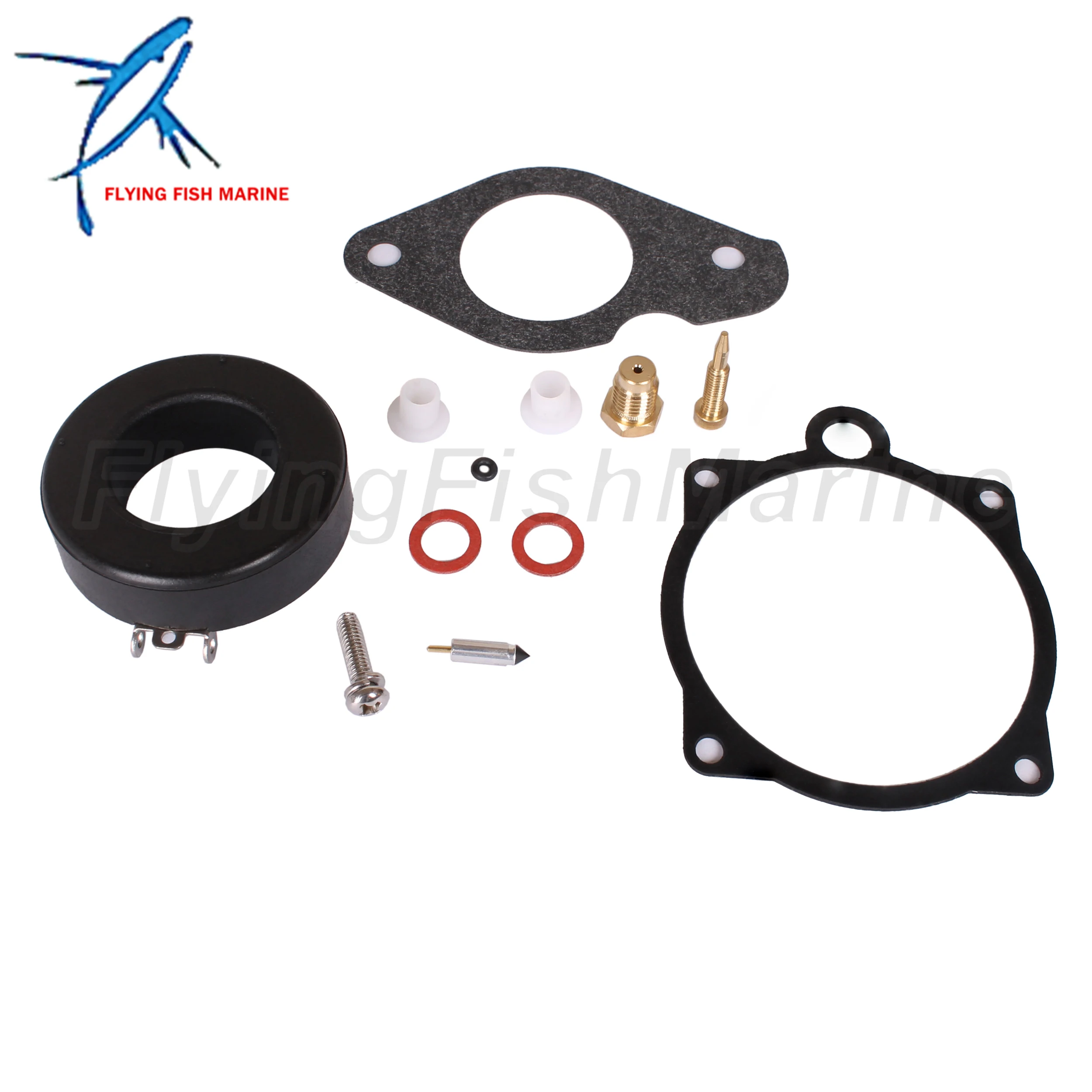 Outboard Motor 689-W0093-02 01 00 18-7770 Carburetor Repair Kit for Yamaha 20HP 25HP 30HP 20C 25C 25D 30A / 84456M for Mercury