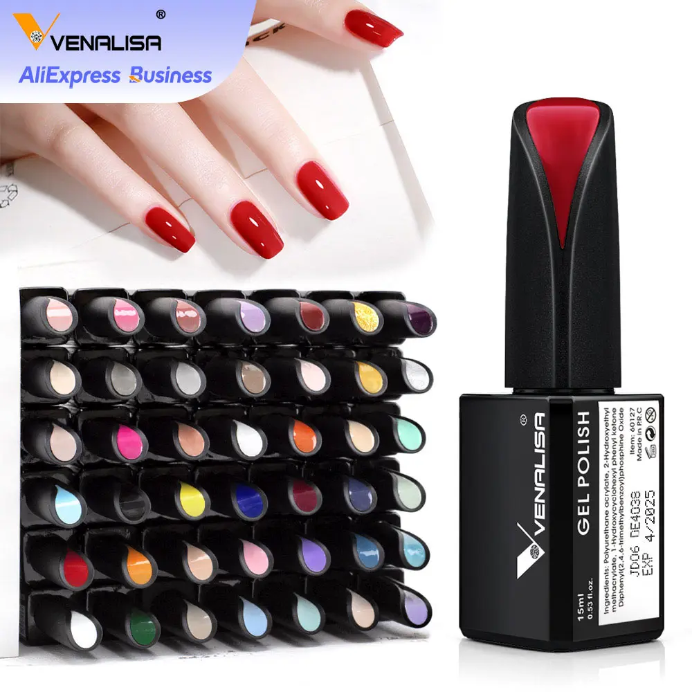 

Venalisa Nail Color Gel Polish Soak Off LED UV Lacquer Varnish Lacquer CANNI Manicure Factory Wholesale New Products