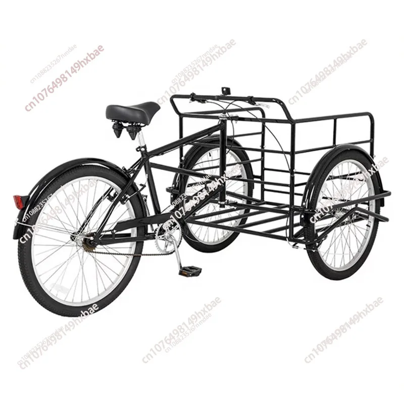 Folding Inverted Donkey Human Pedal Tricycle