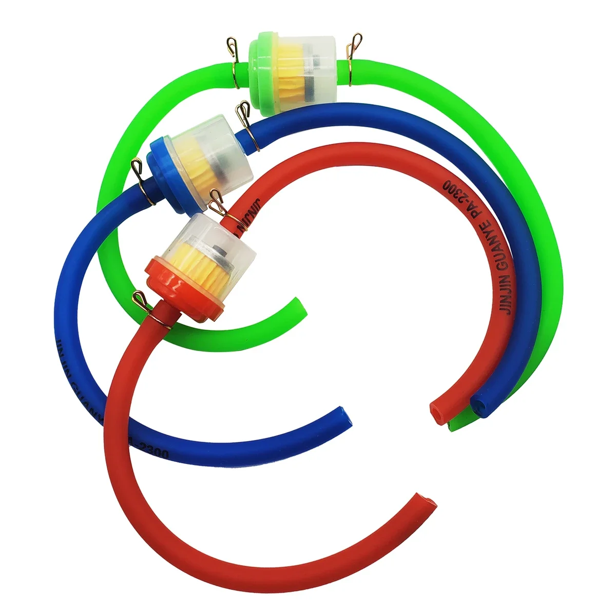 3色展開 ユニバーサル 6mm マグネット式 ガソリン燃料フィルター ガソリンクリーナー 燃料パイプ ホースライン ATV ピットバイク ダートバイク クワッド スクーター用