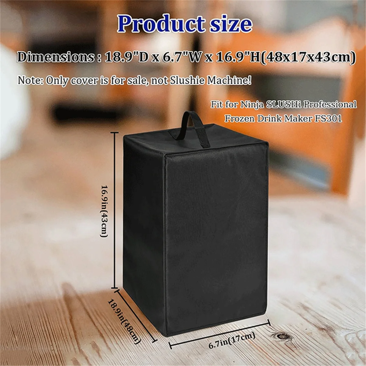 Neue Slushie-Maschinenabdeckung für Ninja FS301C Professional Maker Slushie-Maschine, Deckel für gefrorene Getränke, wasserdicht, staubdicht