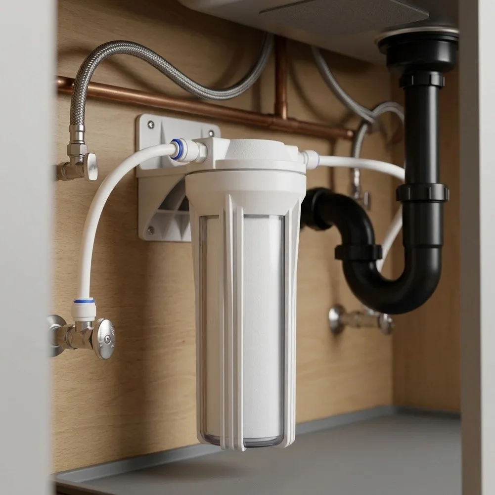 RO Filter Housing For 10 Inch Size for For 1/4 inch to 2.5 inch Port Standard Compatibility with Most For Reverse Osmosis Units