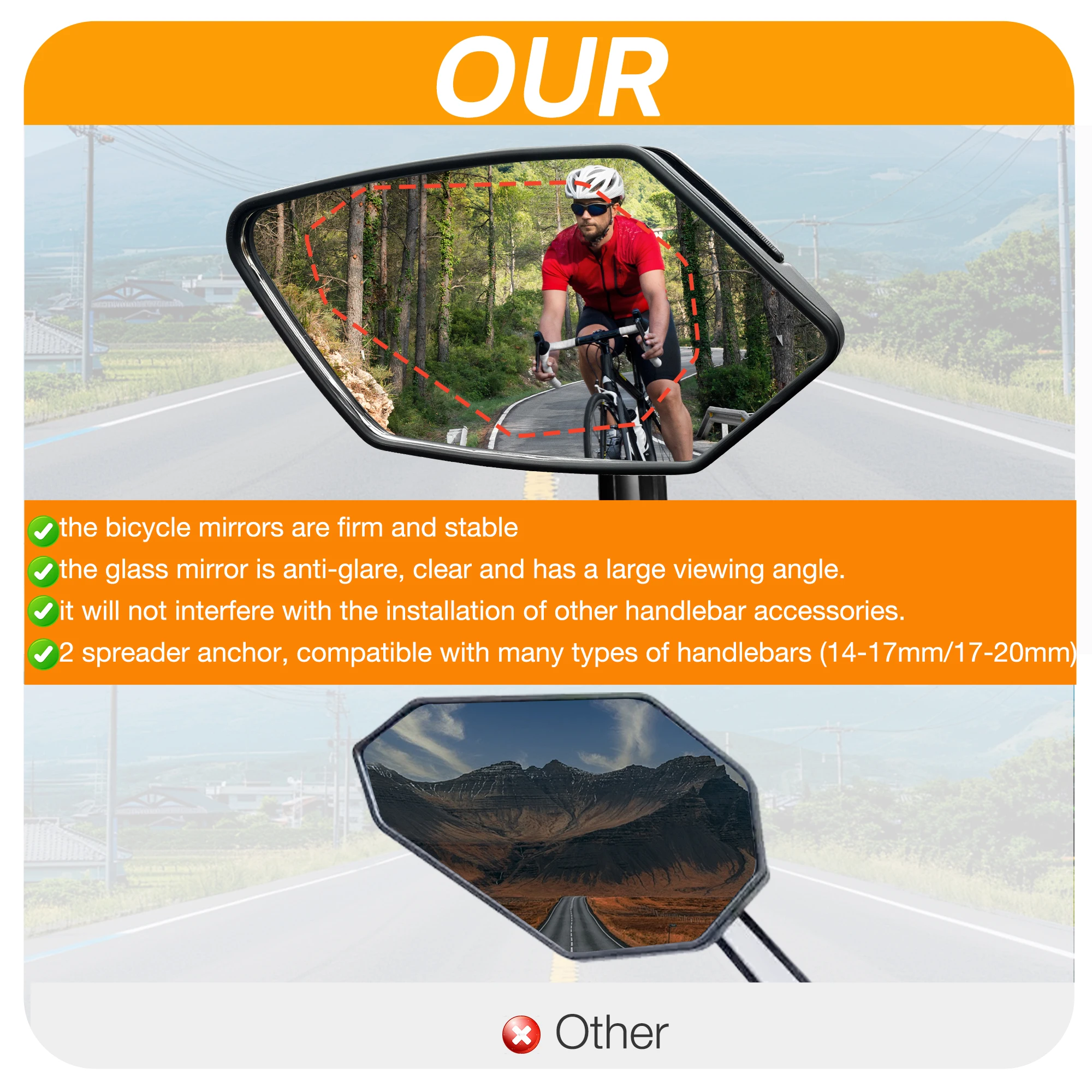 Thumbnail 3 - #28 Latest Bicycle Mirrors Offers