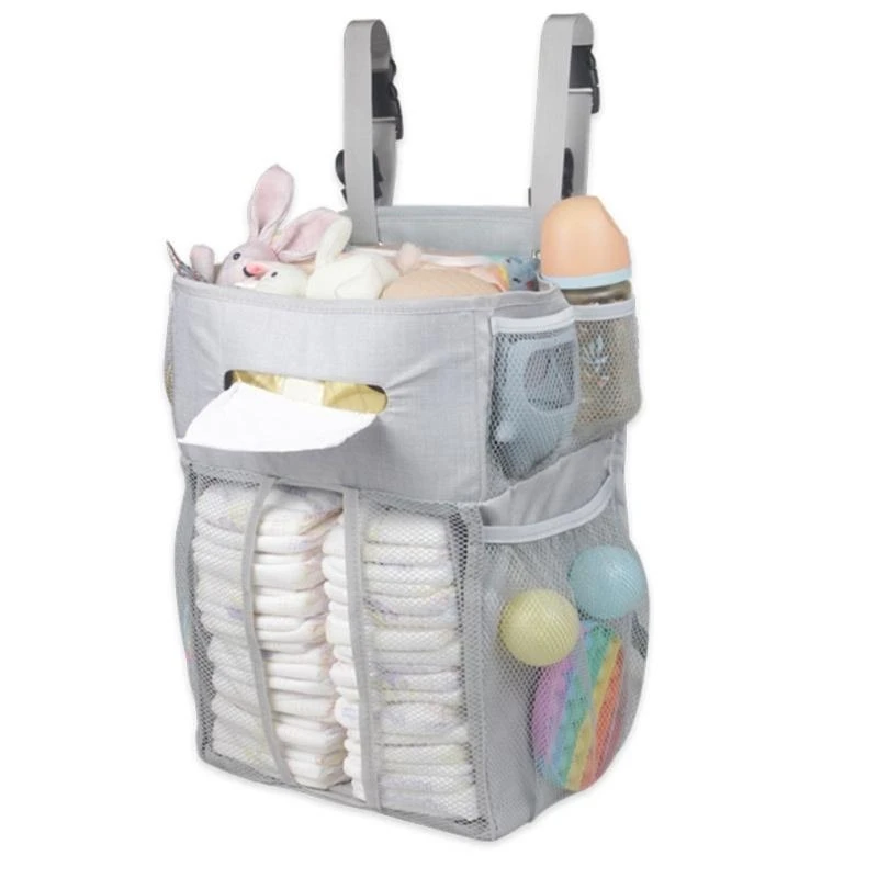 Baby Bed Diaper Bag Newborn Bedside Hanging Kindergarten Toy Wipes Milk Bottle Underpants Organiser Storage Case 15UB
