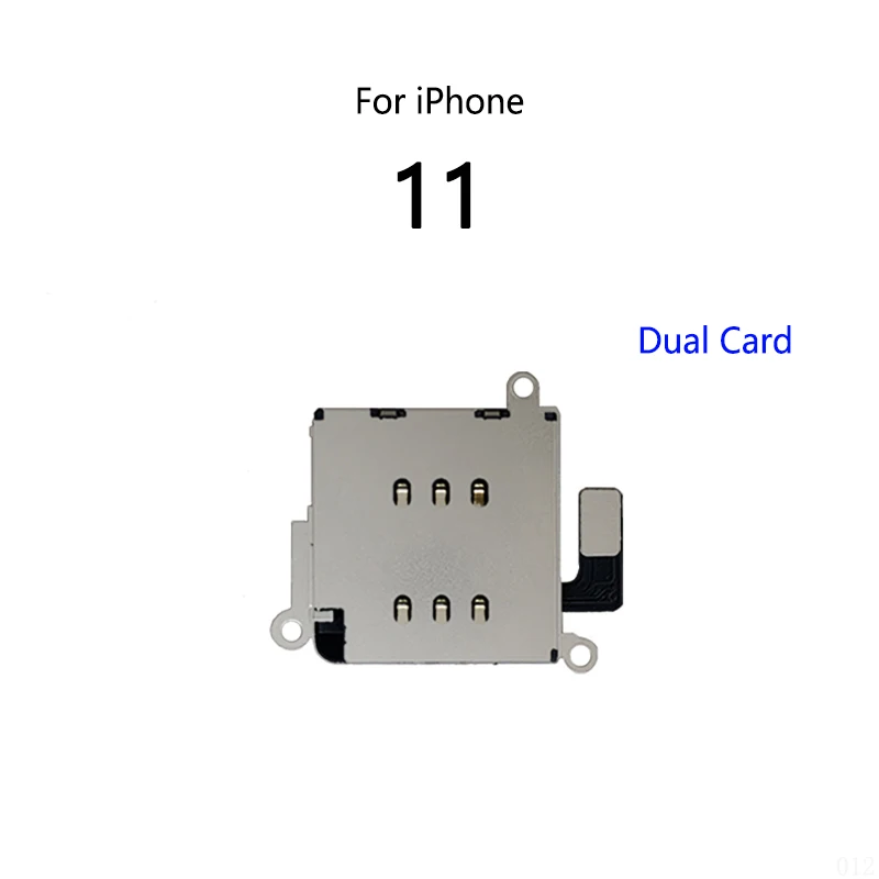 SIM Card Slot Holder Tray Slot Reader Socket Flex Cable For IPhone XR 11 Pro Max 12 13 14 Plus 15