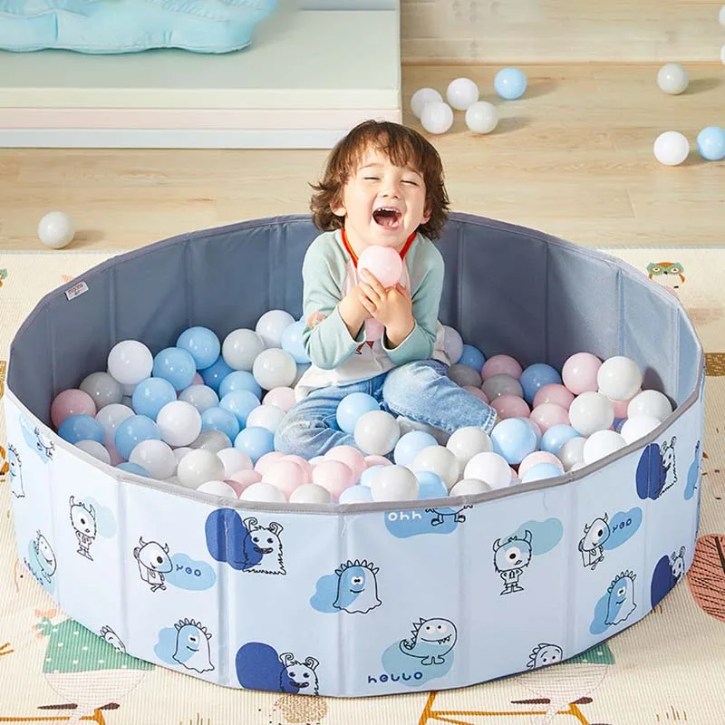 Piscina de pelotas para bebés de interior, piscina de pelotas portátil para bebés, juguetes para niñas, pelotas de baño, piscina de pelotas plegable para niños, valla de actividades de juego para niños