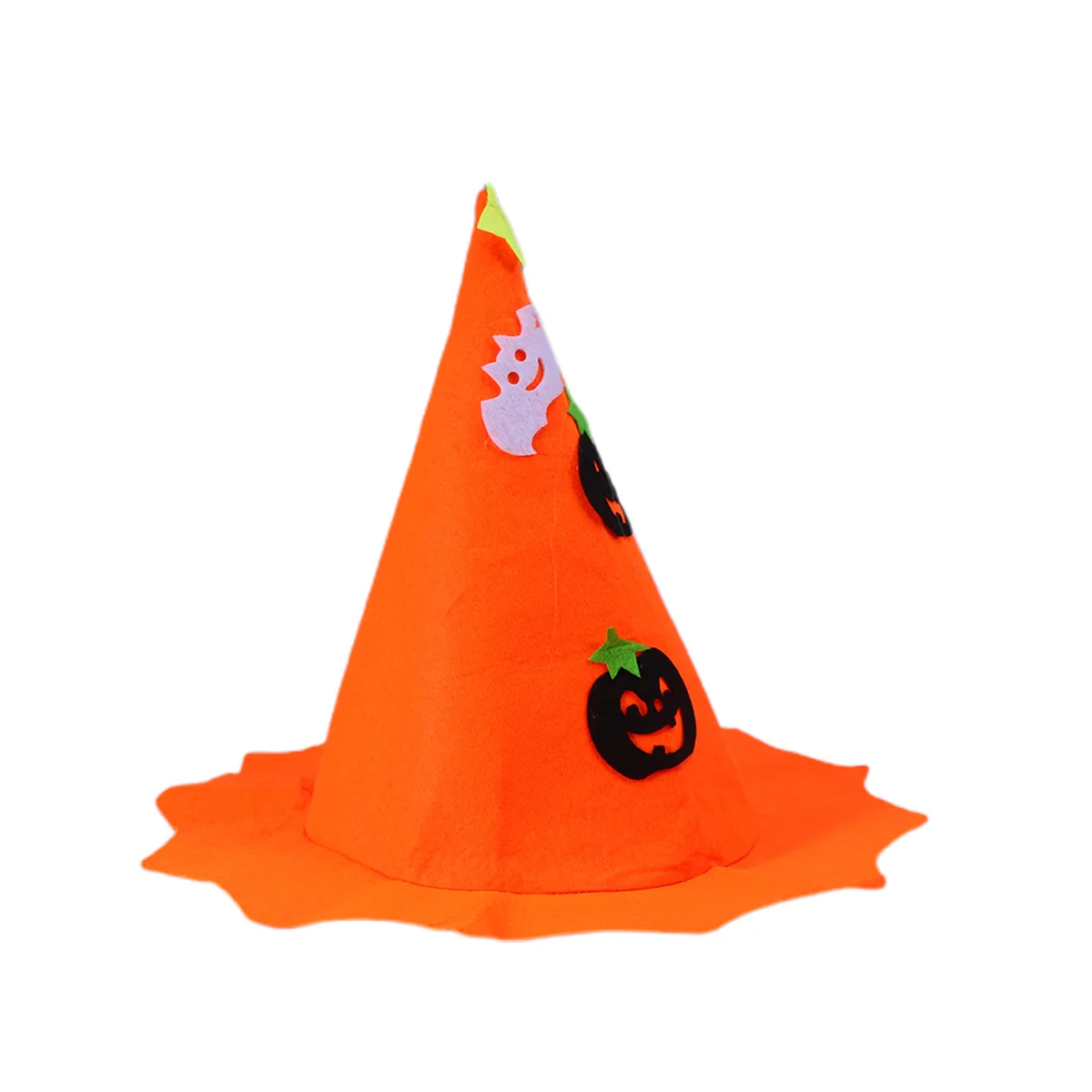 

Orange Halloween Witch Hat Pumpkin Pattern Lightweight Party Hat Cosplay Costume Accessories Pumpkin Cap Halloween Hats