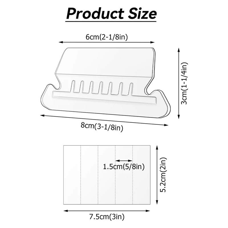 علامات تبويب بلاستيكية وملحقات لتعليق مجلدات الملفات ، 2 في ، مجموعات ، ملصقات