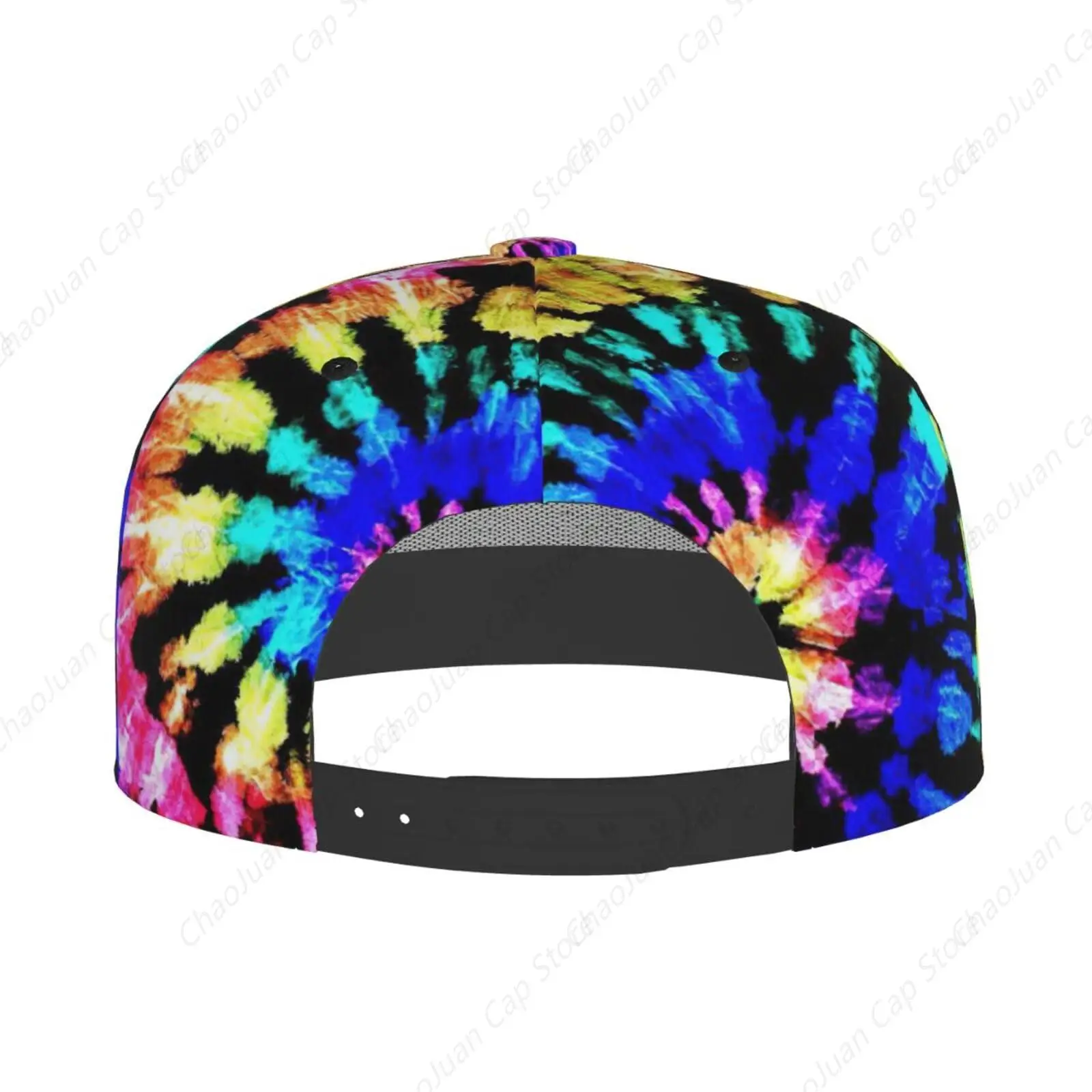 لطيف للجنسين الكرتون الغريبة القبيلة التعادل صبغ نمط طباعة قبعات مسطحة الحواف للرجال النساء المراهقين #4