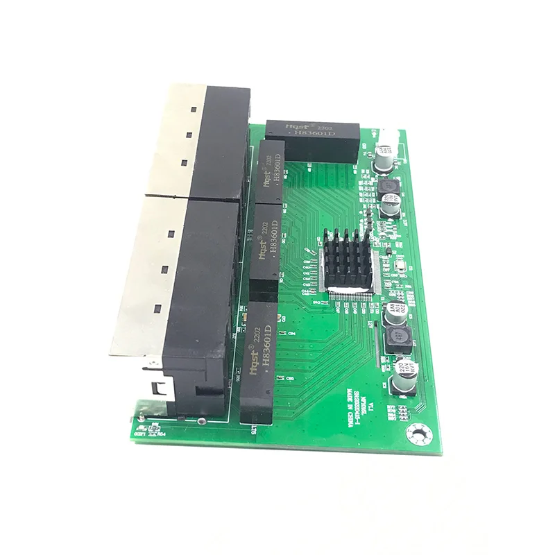 Módulo de interruptor Ethernet rápido OEM RJ45 de 16 puertos, concentrador Lan, enchufe estadounidense y europeo, adaptador de 5v-12V, fuente de alimentación, interruptor de red, placa base