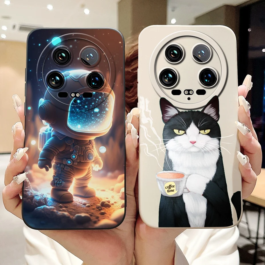 For Xiaomi 13 Ultra Case Mi 14 Ultra Luxury Candy Painted Cover Soft TPU Phone Case For Xiaomi 14 Ultra Mi 13Ultra 14Ultra Shell