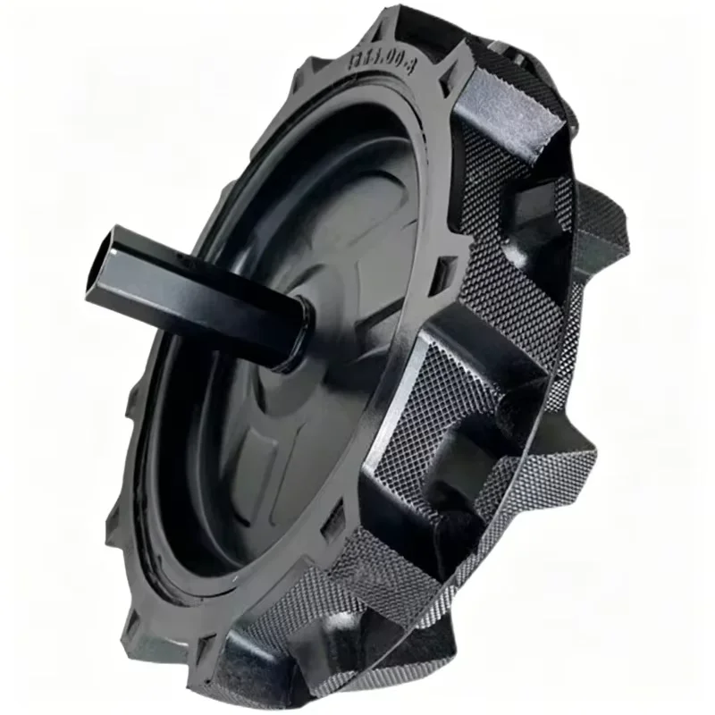 4.00‑8 Solid Tire Wheel, Replacement Accessory for Mini Micro Rotary Tiller Cultivator Farm Machine