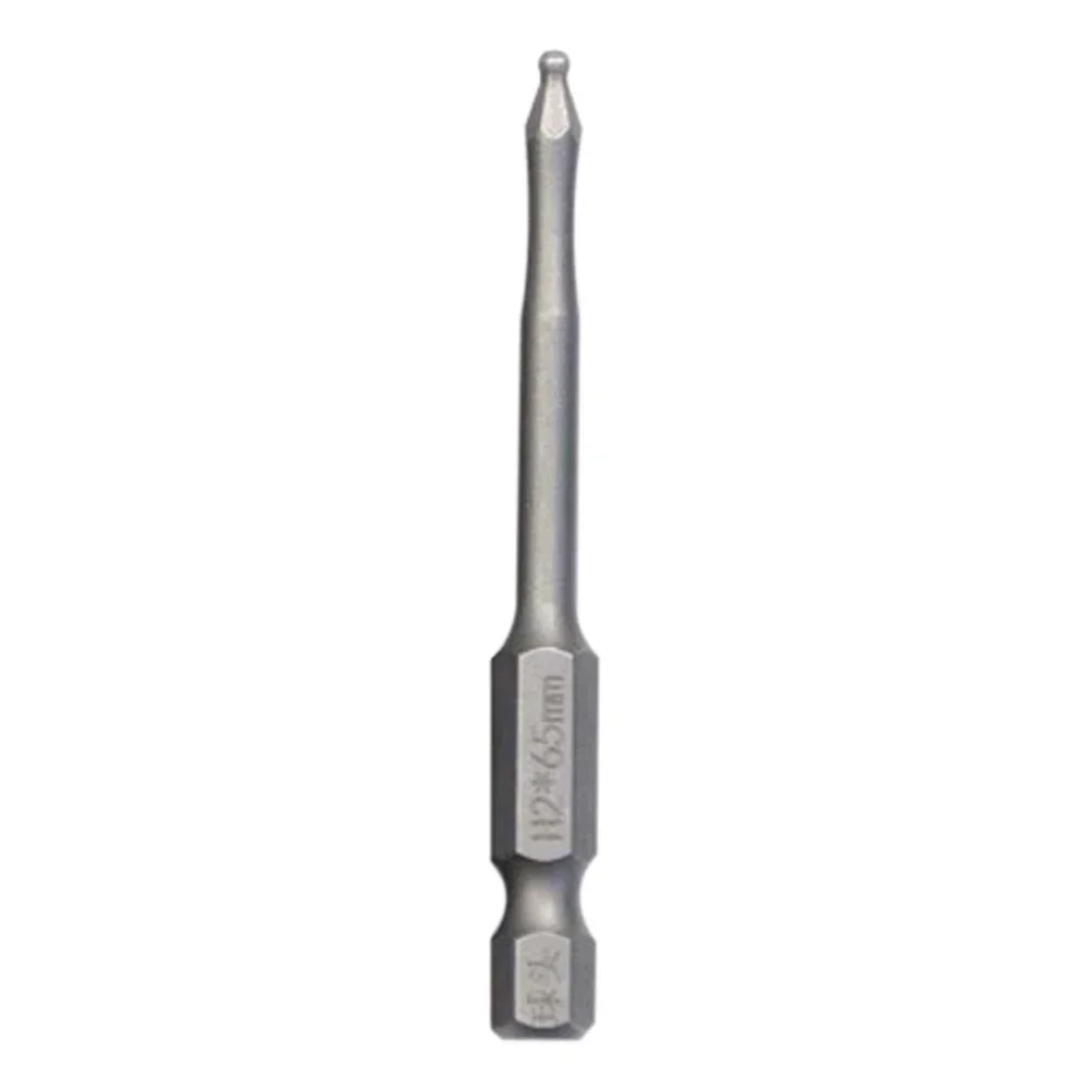 

1pc 65mm Long Ball End Hex Screwdriver Bit Metric Hex Bit Magnetic Batch Head Driver Bit 1/4'' Hex Screwdriver Bit Hand Tools