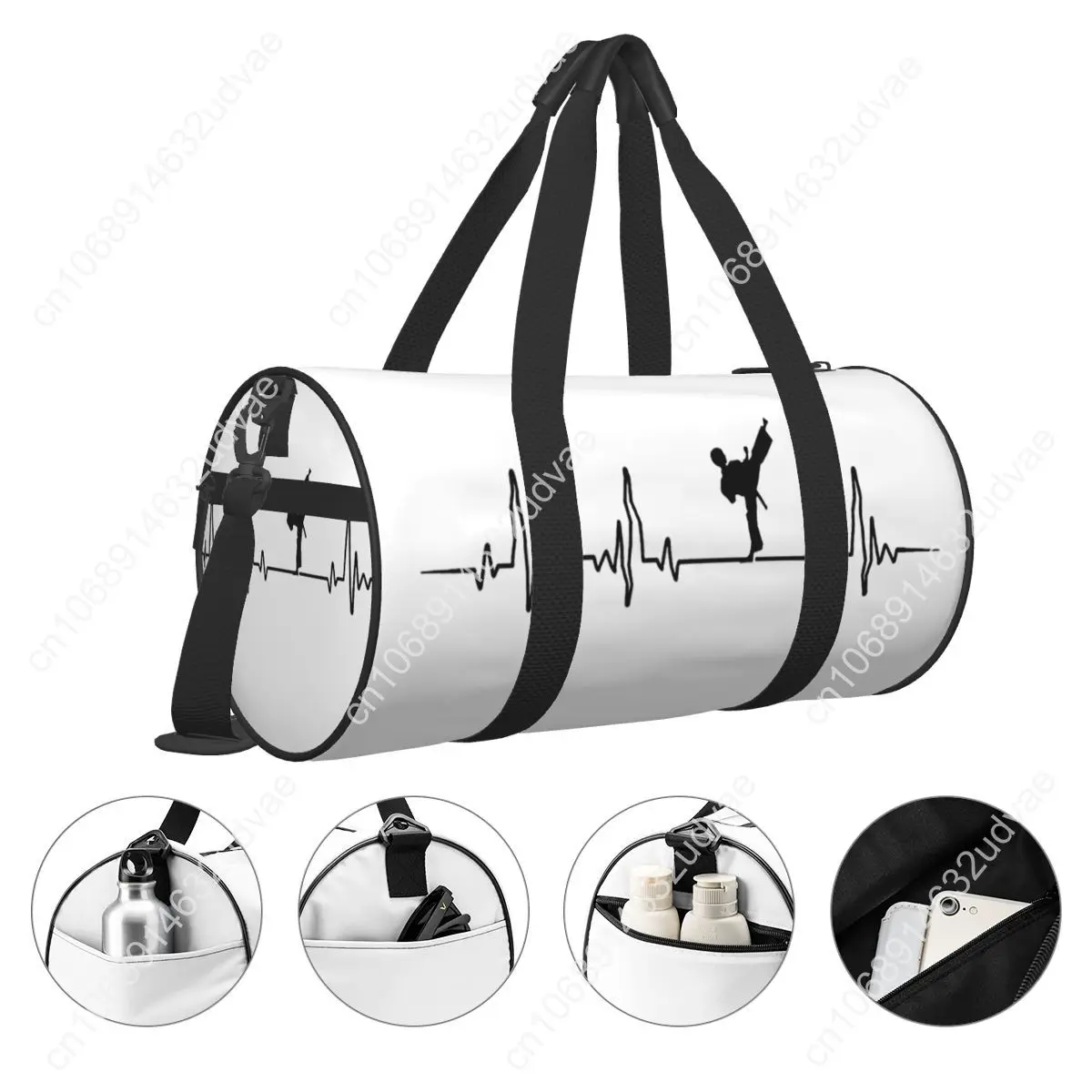 Taekwondo Sports Korean Sport Bags Martial Art Large Capacity Gym Bag Waterproof Men Women Handbag Training Retro Fitness Bag