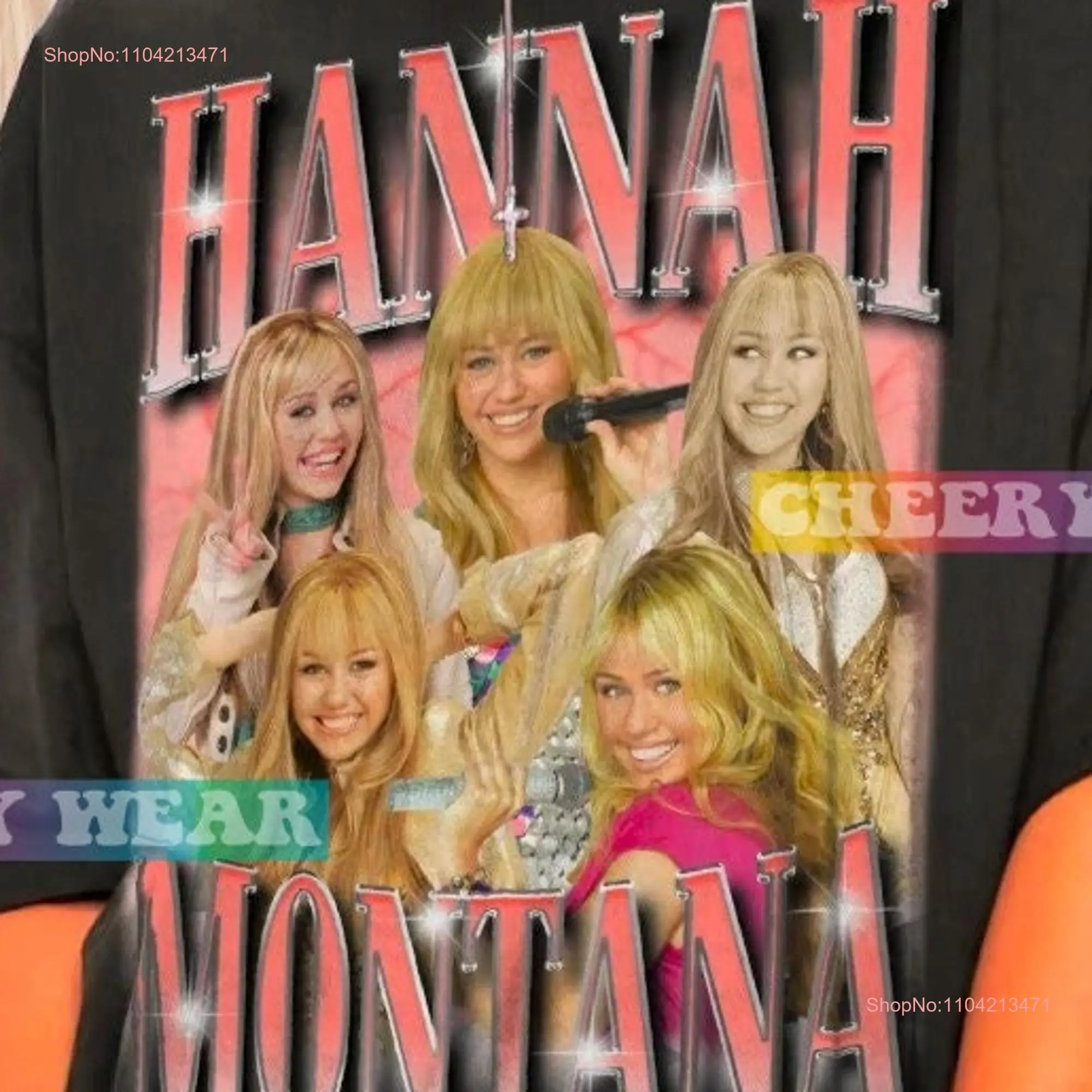 Hannah Montana T Shirt SweaT long or short sleeves