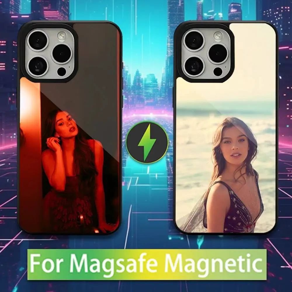 

Actre H-Hailee S-Steinfeld Phone Case For iPhone 16,15,14,13,12,11,Pro,Max,Plus,Mini,Magsafe,Magnetic Wireless Charging Case