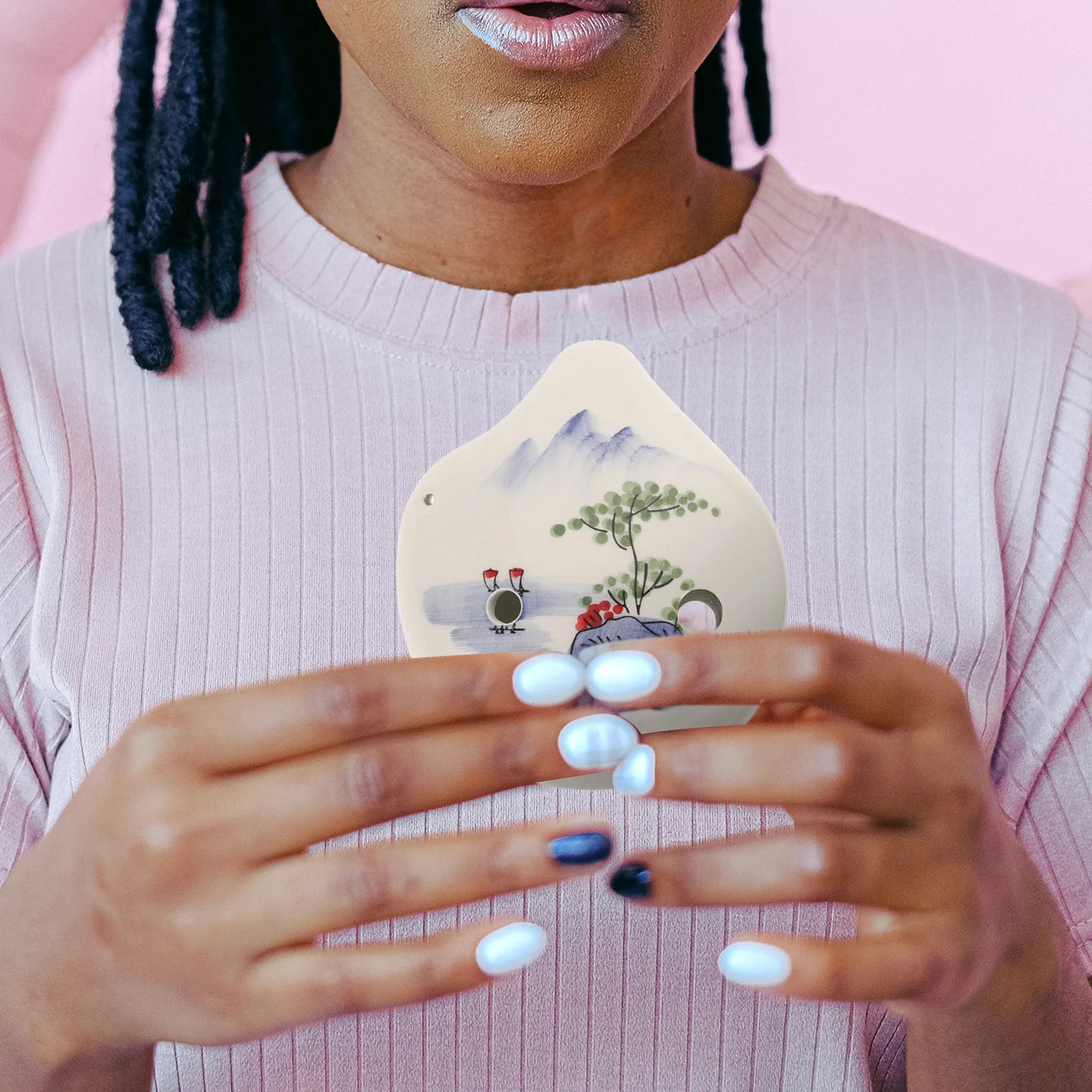 

Ceramic 6-Hole F Key Ocarina Middle Tone Durable Small Ocarina Beginner Creative Musical Instrument Ocarinas Musical Instrument