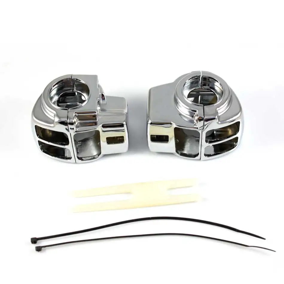 

Chrome Switch Housing Cover For Harley Electra Gilde Classic FLHT FLHTC Street Glide Trilke FLHXXX Road Glide FLRX Motorcycle
