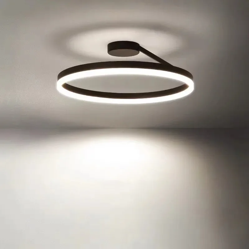 

Modern Ring Ceiling Light Chandelier Suspension Pendant Lamp for Living Room Bedroom Remote Dimmable Ceiling Lamps