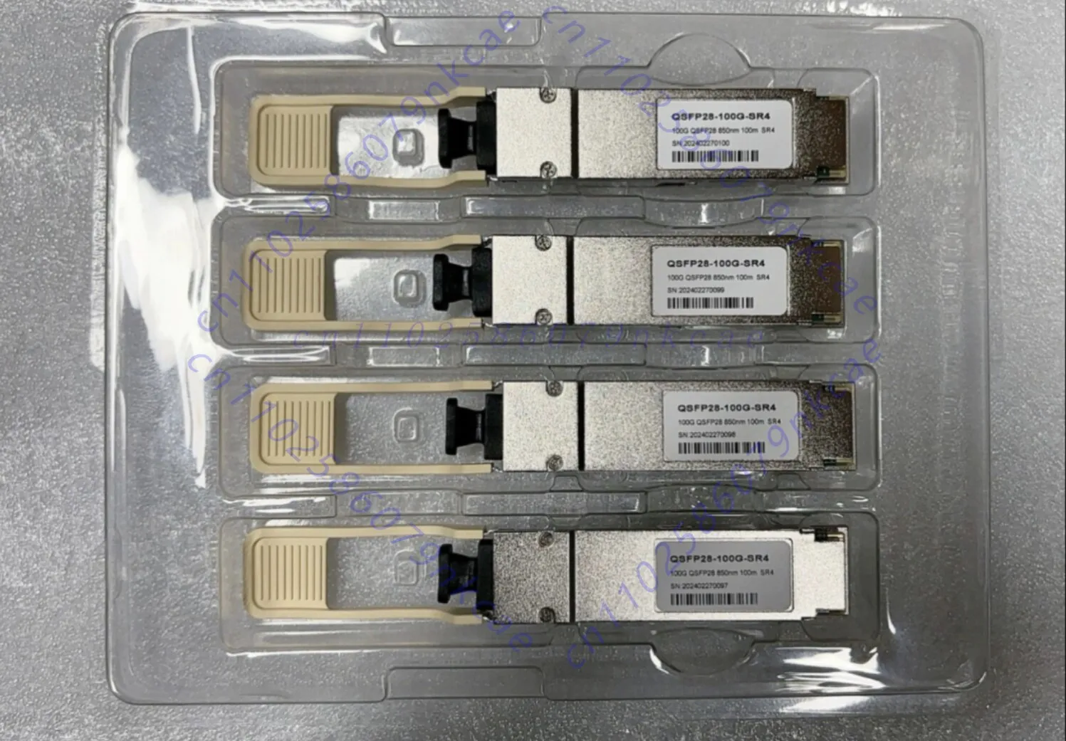 Multimode Optical Transceiver For QSFP28‑100G‑SR4 100G 850nm MPO Port 100m QSFP28 Fiber Module
