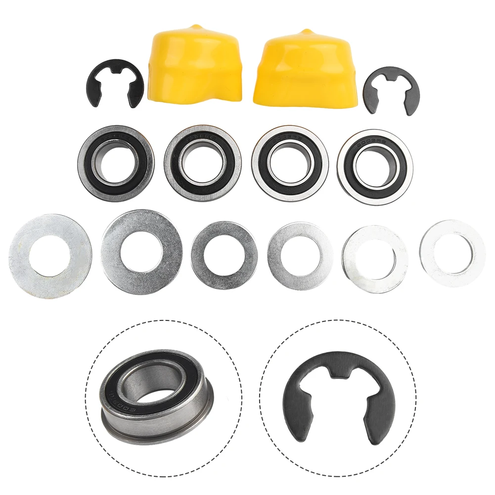Fixing Washers Sealed Flanged Wheel Bearings Hub Cap Brand New For ForDeere Kit L100 M14338 To Bearing Conversion