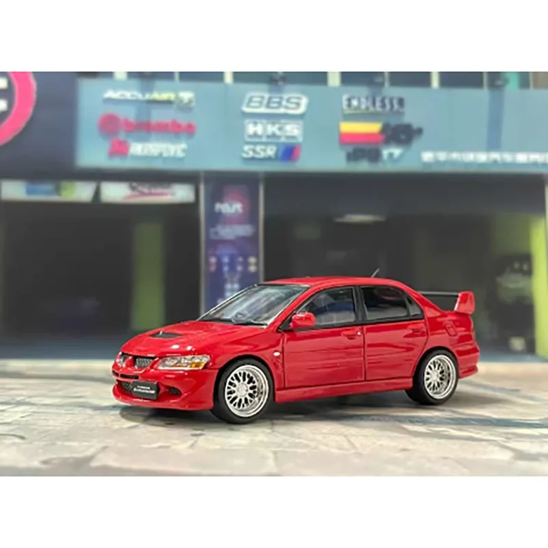 Hobby 1: 64 Scale GSR Evo VIII With Engine Alloy Sports Car Model Classic Adult Souvenir Gift Static Display Hobby Collection