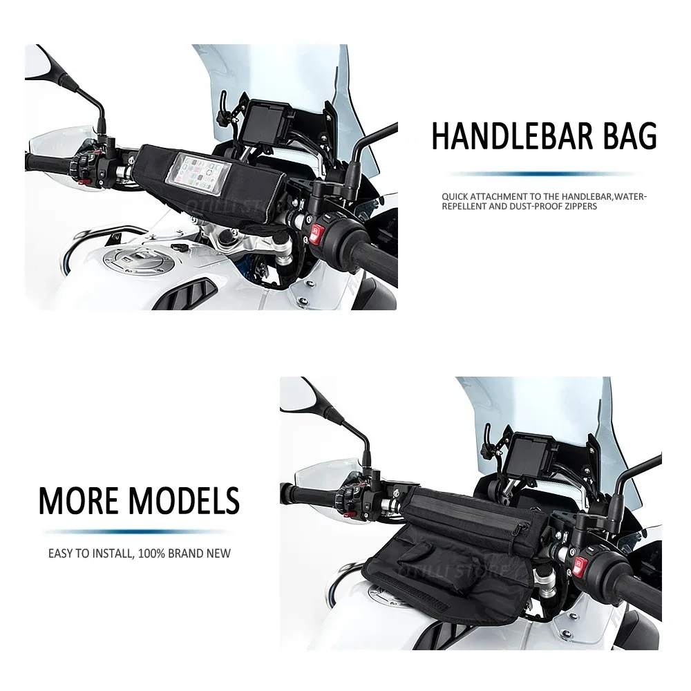 For Tiger 900 800 1200 Sport Motorcycle Handlebar Bag Waterproof Travel Bag GPS Navigation Storage Pack view 3
