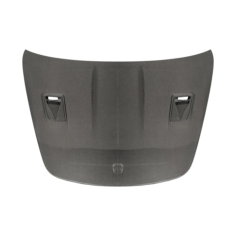 

KM Carbon Fiber Hood Bonnet Engine Cover 2012-Up carrera 991 911.1 and 911.2 718 982 Cayman Boxster Upgrade GT3 Compatible
