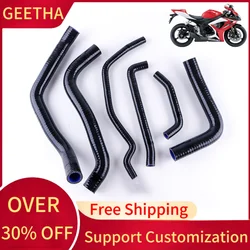 For 2006-2009 Suzuki GSXR600 GSXR750 GSXR 600 GSXR 750 K6 K7 2007 2008 Motorcycle Silicone Radiator Coolant Hose Kit