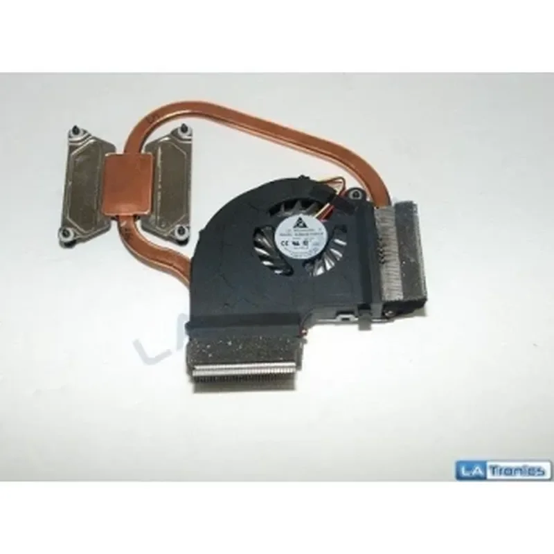for HP DV5 Laptop CPU Cooling Fan Heatsink Radiator with Copper Heat Pipe Module Assembly Replacement Part 607590-001