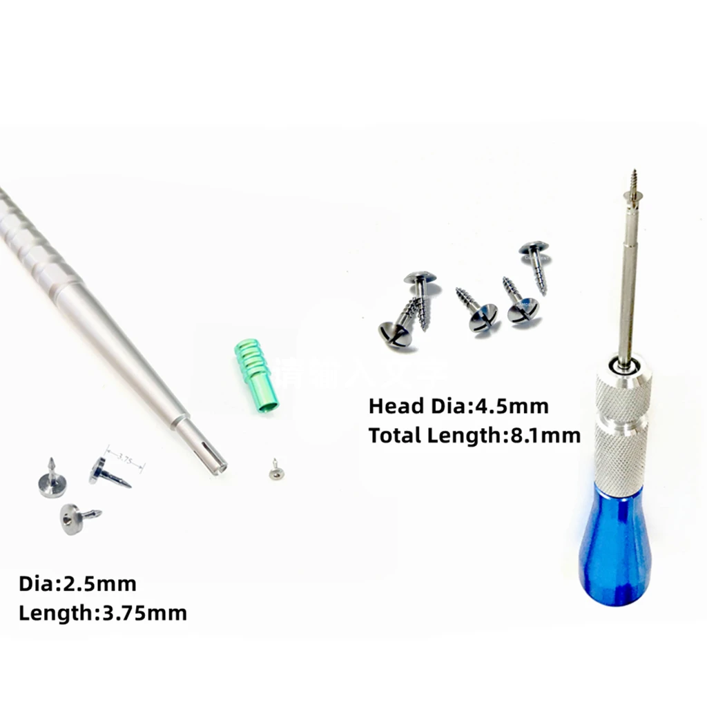 

Dental Bone Tack GBR Tenting Screw Driver Implant Screwdriver Membrane Fixation Pins Titanium Alloy