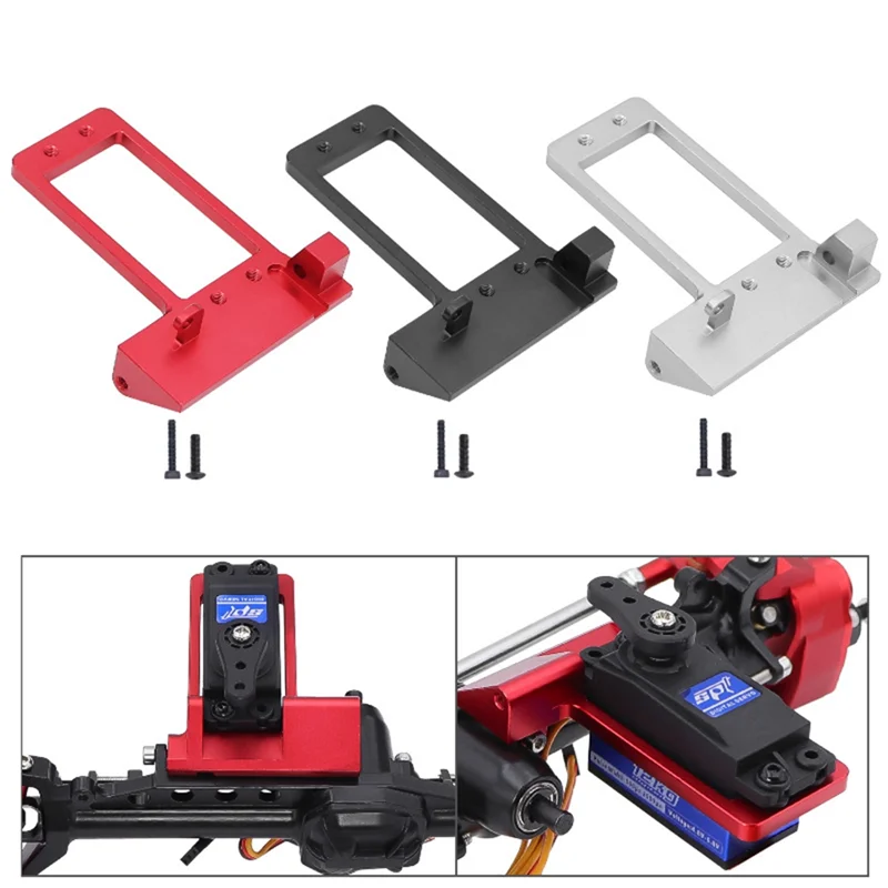 

MYMF-Front Axle BAT Servo Mount For 1/10 RC Crawler Car VP F9 DIY