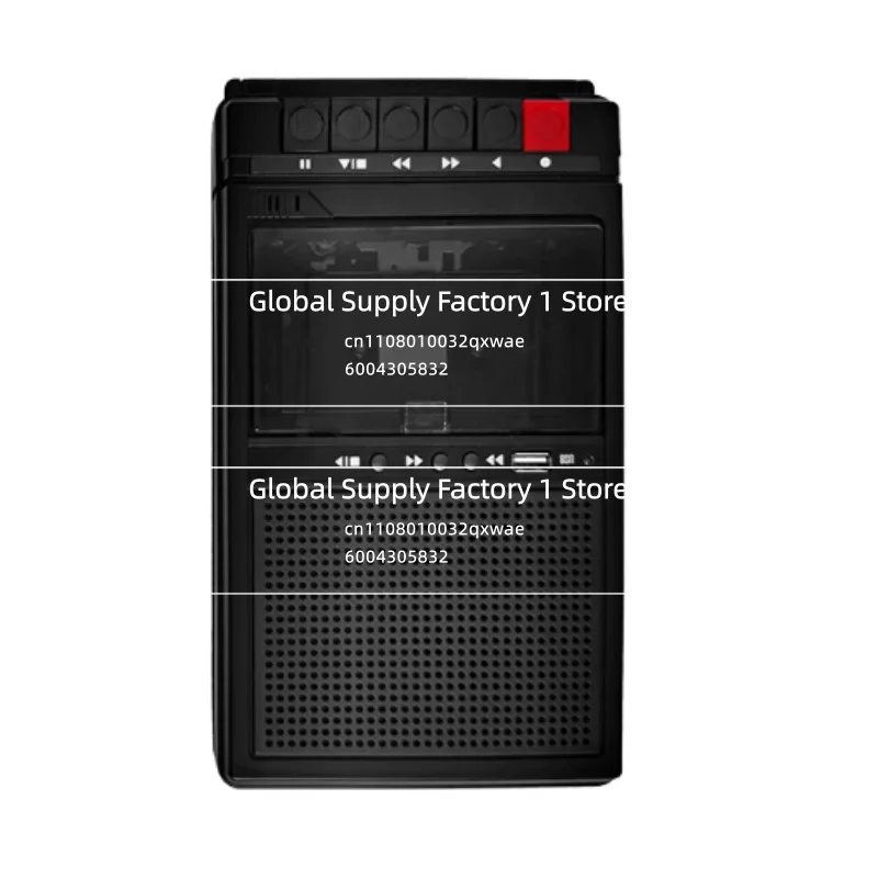 Portable Cassette Player USB Flash Drive Playback Built-in External Record Cassette Tape Recorder