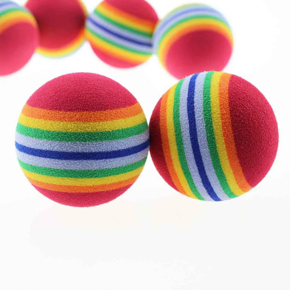 8 قطعة 38 مللي متر كرات تدريب الجولف إيفا الملونة خفيفة الوزن آمنة لنوافذ الأثاث ممارسة في أي مكان للمساعدة الداخلية