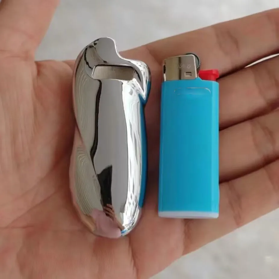 New 1pc Metal Lighter Case Cover Holder For Bic J5 Lighters Sleeve Comfortable Grasp Lighter Holder Shell EDC Tool