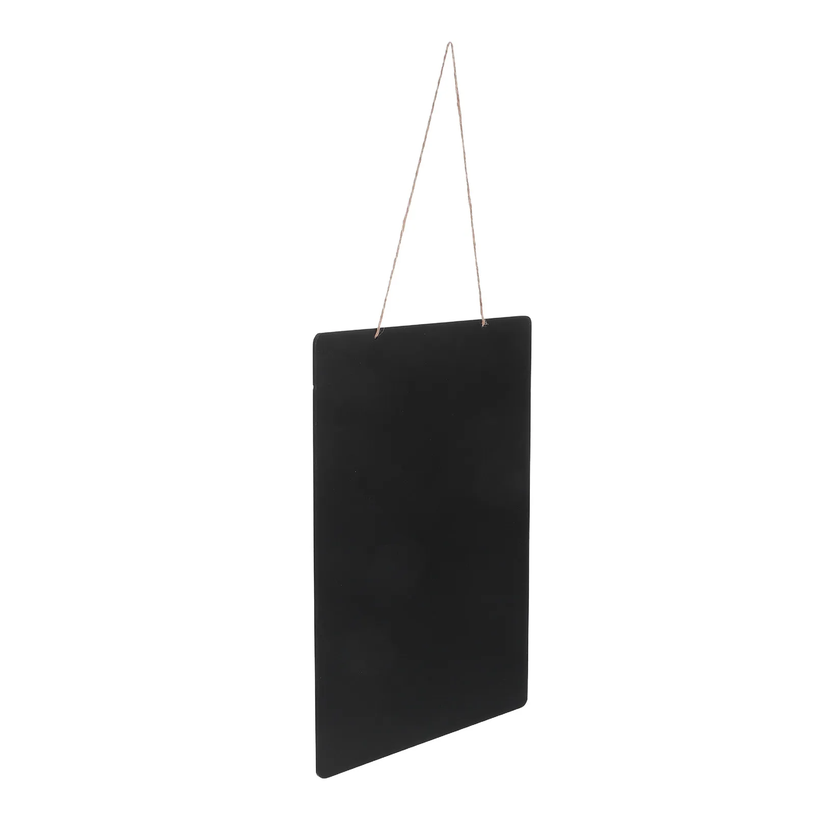 Dual Sided Chalkboard Sign Compact Hanging Wooden Blackboard for Students Planning Schedules Creative Writing Memo Board Wall